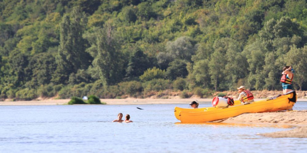 Descente de Loire en canoé-kayak à Pouilly-sur-Loire